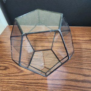 Octagonal Glass Terrarium